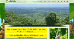 Desktop Screenshot of canopyadventuresthailand.com